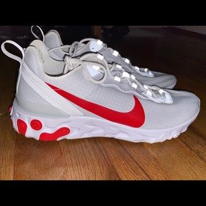 Nike React Element 55 White/University Red